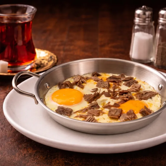 Kavurmalı Yumurta